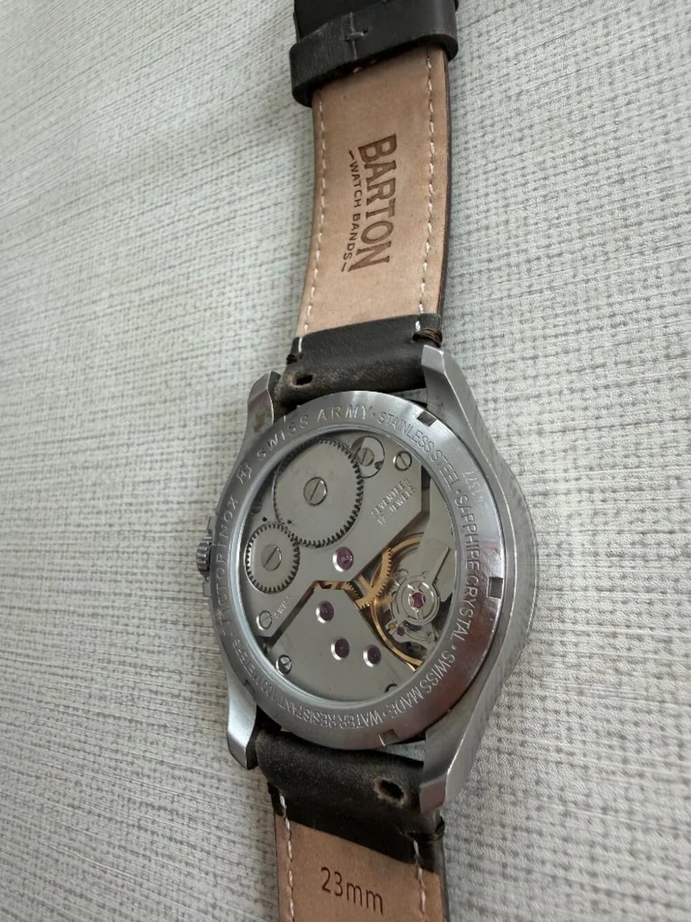 Victorinox Swiss Army Infantry Vintage Chronograph Watch Hand Winding - Picture 6 of 11